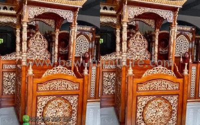 New Mimbar Masjid Atap Kubah