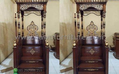 New Mimbar Masjid Ukir Jati Jepara