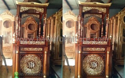 New Mimbar Masjid Ukiran Jepara Terbaik