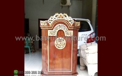 New Mimbar Ukir Jepara Dari Kayu Jati