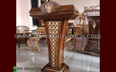 New Podium Jati Jepara Model Minimalis