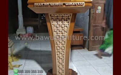 New Podium Jati Terbaru Model Minimalis