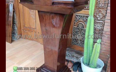 New Podium Kayu Jati Model Minimalis Terbaru
