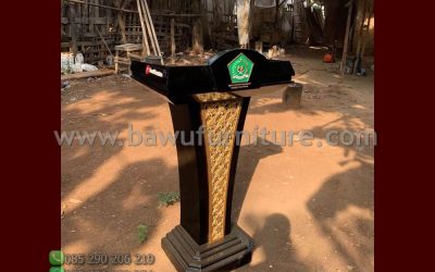 New Podium Kayu Jati Murah