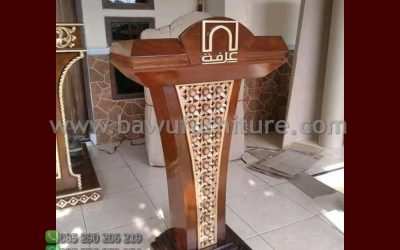 New Podium Kayu Jati Terbaik