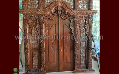 Pintu Gebyok Ukir Jepara Dari Kayu Jati