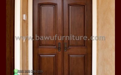 Pintu Rumah Sederhana Dari Kayu Jati