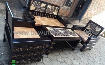 Set Kursi Tamu Murah Dari Kayu Jati Jepara