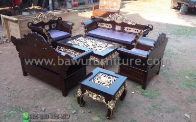Set Kursi Tamu Ukir Dari Kayu Jati Jepara