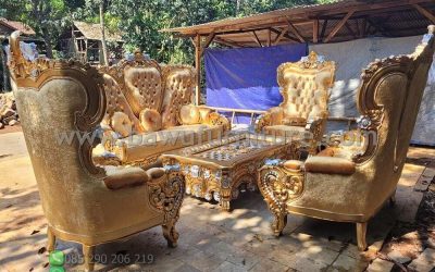 Sofa Tamu Bellagio Model Klasik Mewah