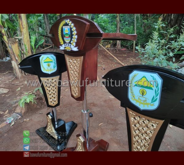 Stock Podium Pidato Model Minimalis Jepara - Image 5