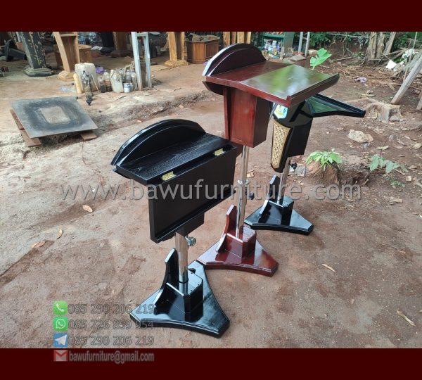 Stock Podium Pidato Model Minimalis Jepara - Image 6
