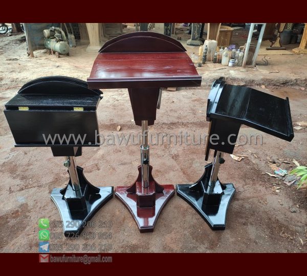 Stock Podium Pidato Model Minimalis Jepara - Image 7
