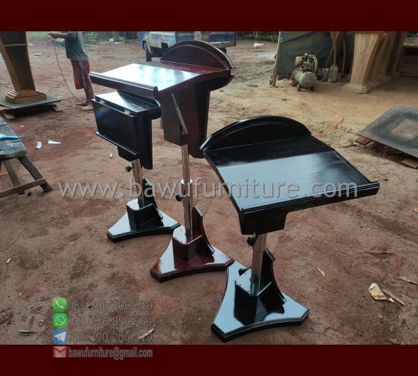 Stock Podium Pidato Model Minimalis Jepara - Image 8