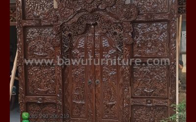 Gebyok Kayu Jati Ukir Jepara Terbaru