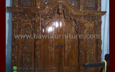 Gebyok Ukir Jati Karya Jepara Terbaru