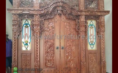 Gebyok Ukir Kayu Jati Jepara Harga Murah