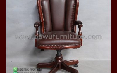 Kursi Kantor Elegan Dari Kayu Jati Jepara