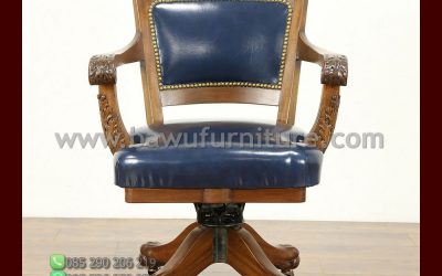 Kursi Kantor Ukiran Antik Dari Kayu Jati