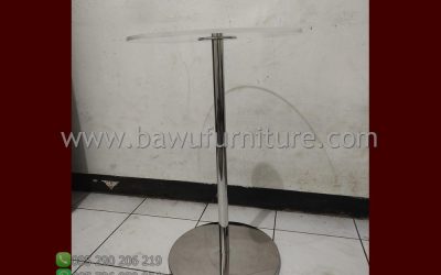 Pulpit Gereja Stainless Top Akrilik Model Minimalis