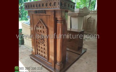 Mimbar Masjid Al Qodiir Minimalis Terbaru