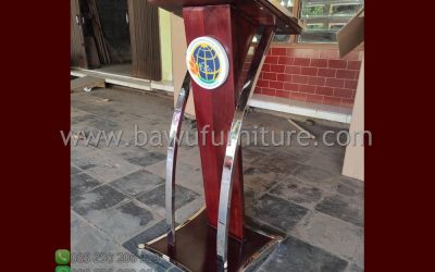 Podium Badan Pertahanan Nasional Minimalis