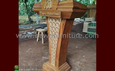 Podium Masjid Baitul Iman Model Minimalis