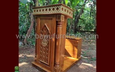 Podium Mimbar Kayu Jati Jepara Terbaru