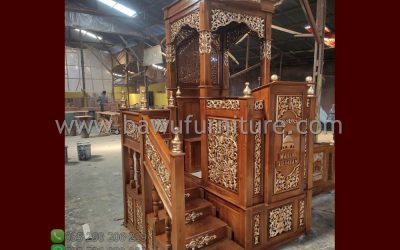 Mimbar Masjid Al Ihsan Model Atap Kubah