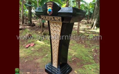 Podium Polresta Pati Model Minimalis Terbaru