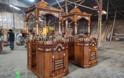 Stock Mimbar Masjid Jepara Model Atap Kubah