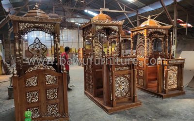 Stock Mimbar Masjid Model Atap Kubah