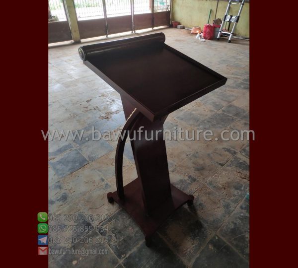 Jual Podium Gereja Jati Model Minimalis Jepara - Image 4