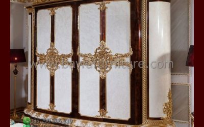 Lemari Baju Ukiran Mewah Model Klasik Eropa