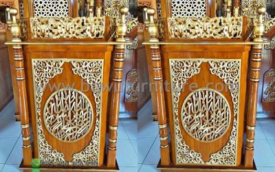 Mimbar Ukir Harga Murah Dari Kayu Jati Jepara
