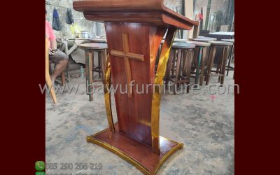 Podium Gereja Jati Model Minimalis Terbaru