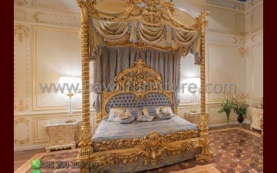 Tempat Tidur Kanopi Model Klasik Mewah
