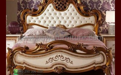 Tempat Tidur Ukir Model Klasik Mewah Eropa