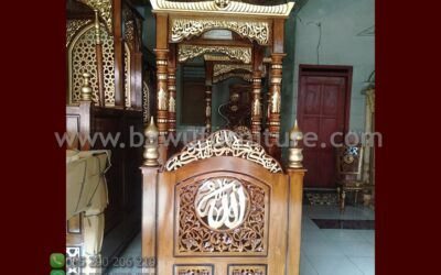 Mimbar Masjid Di Probolinggo Model Atap Kubah