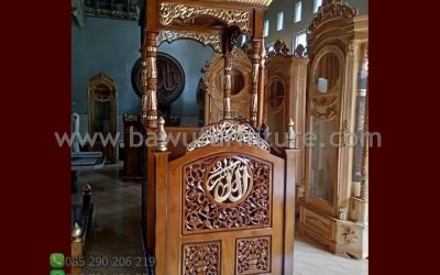 Mimbar Masjid Murah Jepara Model Atap Kubah