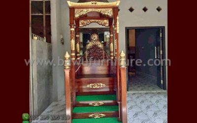 Mimbar Masjid Sragen Model Atap Kubah