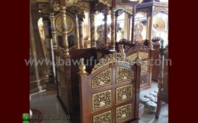 Mimbar Masjid Tegal Model Atap Kubah