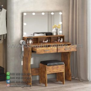 Meja Rias Minimalis Rustic