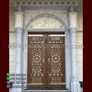 Pintu Masjid Kayu Jati Jepara