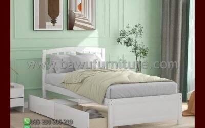 Ranjang Anak Kayu Mahoni Model Minimalis Terbaru