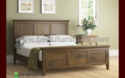 Ranjang Minimalis Kayu Jati Antique Model Terbaru