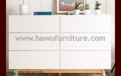 Dresser Minimalis Duco Putih Model Terbaru Jepara