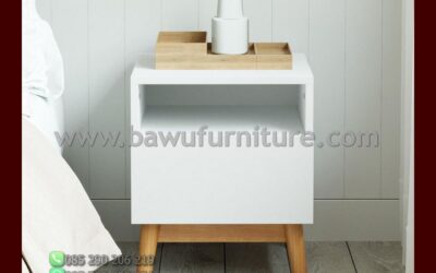 Nakas Duco Putih Model Retro Minimalis Terbaru