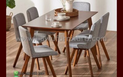 Meja Makan Retro Murah Model Terbaru Jepara