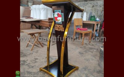 Podium Minimalis PKPRI Saluyu Model Terbaru Jepara